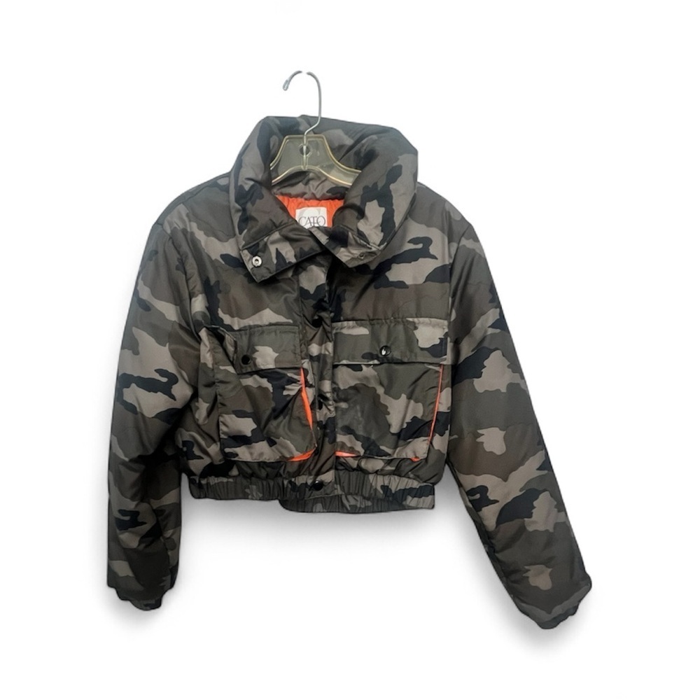 Cato Orange and Gray Jacket